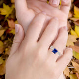 Princess Cut CZ Stackable Ring
