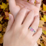 Princess Cut CZ Stackable Ring