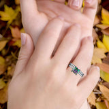 Princess Cut CZ Stackable Ring
