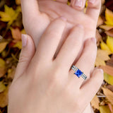 Princess Cut CZ Stackable Ring