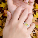 Princess Cut CZ Stackable Ring