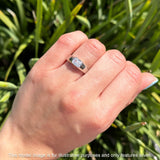 Radiant Cut 5.5mm Solitaire Cubic Zirconia Ring 925 Sterling Silver