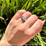 Octagonal CZ Solitaire Ring