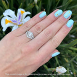 Two Piece Marquise CZ Ring