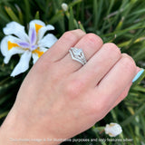 Two Piece Marquise CZ Ring