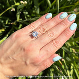 Cushion Cut CZ Ring