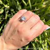 Cushion Cut CZ Ring