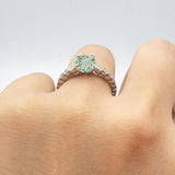 Vintage Style Round Natural Stone Ring