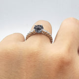 Vintage Style Round Natural Stone Ring