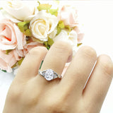 Oval Split Shank Twisted Ring