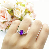 Oval Split Shank Twisted Ring