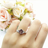 Oval Split Shank Twisted Ring