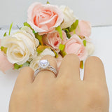 Vintage Style Pear Teardrop Natural Stone Ring