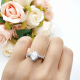 Pear Natural Stone Beaded Ring