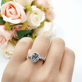 Pear Natural Stone Beaded Ring