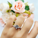 Art Deco Teardrop Pear Ring