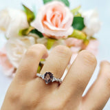 Art Deco Teardrop Pear Ring