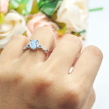 Oval Natural Stone Vintage Style Ring