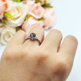 Oval Natural Stone Vintage Style Ring