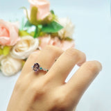 Oval Natural Stone Vintage Style Ring