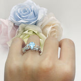 Pear Teardrop Leaf Vintage Style Ring