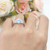 Vintage Oval Leaf Style Chevron Ring