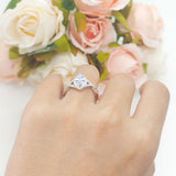 Art Deco Marquise Split Shank Ring