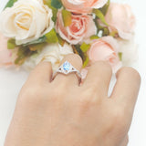 Art Deco Marquise Split Shank Ring