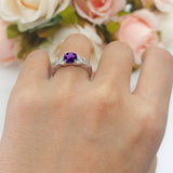 Art Deco Round Two Piece Bridal Ring