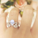 Teardrop Pear Leaf Style Ring