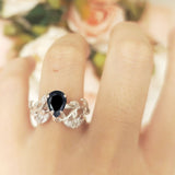 Teardrop Pear Leaf Style Ring