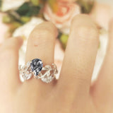 Teardrop Pear Leaf Style Ring