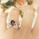 Teardrop Pear Leaf Style Ring