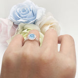 Art Deco Round Halo Vintage Ring