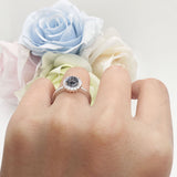 Art Deco Round Halo Vintage Ring