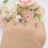 Art Deco Marquise Vintage Style Tapered Ring