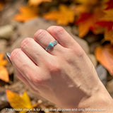 Pear Teardrop Butterfly Ring
