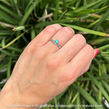 Round Turquoise Bobble Ring