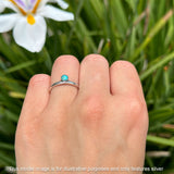 Round Turquoise Bobble Ring