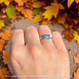 Oxidized Crab Ring