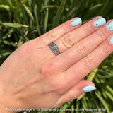 Oxidized Filigree Ring