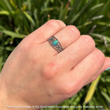 Oxidized Filigree Ring
