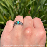 Oxidized Filigree Ring