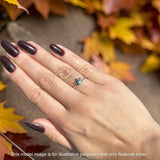Oxidized Floral Ring