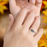 Oxidized Eye Ring