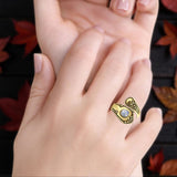 Oxidized Silver Spoon Oxidized Ring