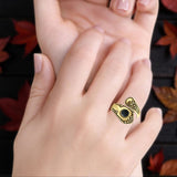 Oxidized Silver Spoon Oxidized Ring