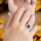 Oxidized Bali Ring