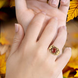 Oxidized Bali Ring