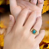 Oxidized Bali Ring